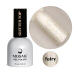 Mosaic Glitter Top Gel Spark pealisgeel (Fairy) 15 ml